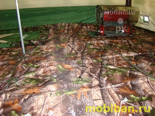 Утеплённый пол для палатки Мобиба